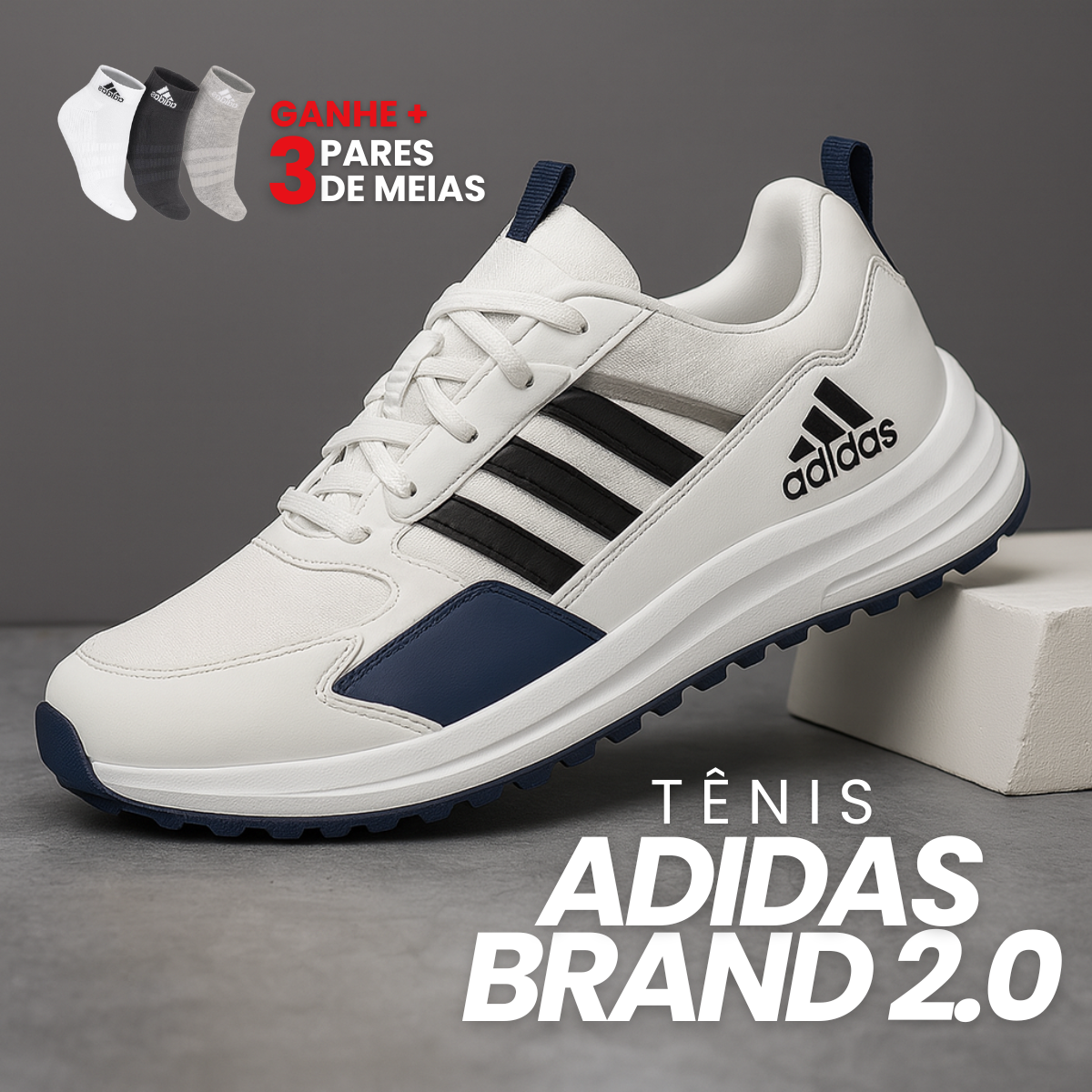 Tênis Adidas Brand 2.0 - ÚLTIMO DIA DE PROMOÇÃO
