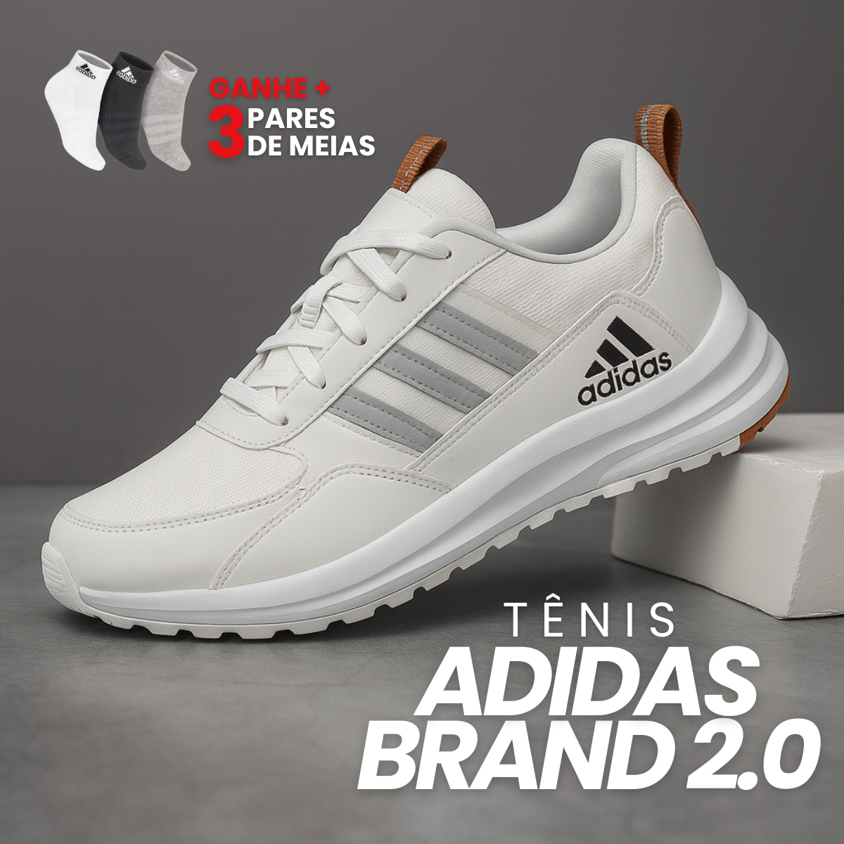 Tênis Adidas Brand 2.0 - ÚLTIMO DIA DE PROMOÇÃO